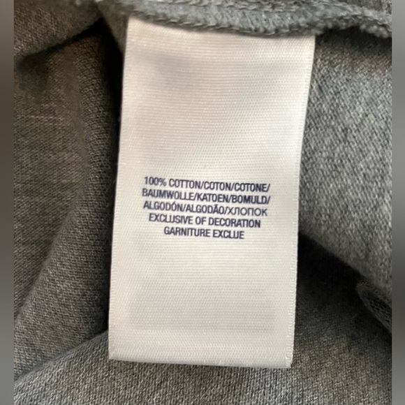 Polo by Ralph Lauren boys grey jersey cardigan size M (10-12)- LIKE NEW! - Picture 6 of 6